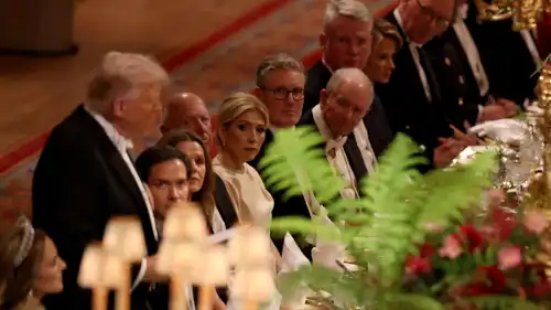 دونالد ترامب خلال زيارته بريطانيا