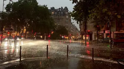 العاصفة الجوية في فرنسا