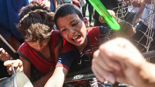 مشهد من غزة