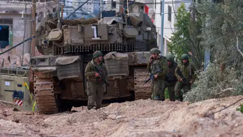 قوات إسرائيلية في محيط مخيم جنين