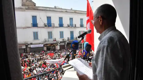  الأمين العام لاتحاد الشغل في تونس نور الدين الطبوبي