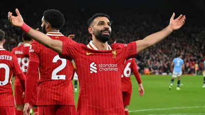 محمد صلاح نجم ليفربول الإنجليزي