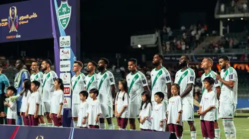 فريق الأهلي السعودي قبل مواجهة القادسية