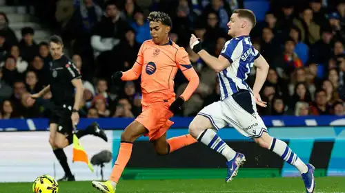 من مباراة برشلونة وريال سوسيداد