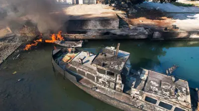 تدمير الأسطول البحري السوري