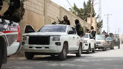 أرتال عسكرية تابعة للداخلية السورية