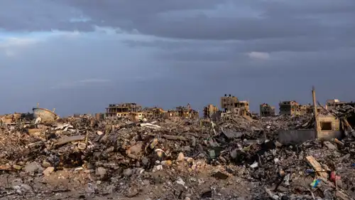 آثار الدمار في رفح