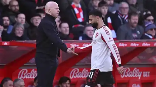 محمد صلاح وآرني سلوت