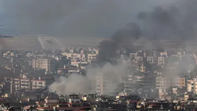 قصف على ضاحية بيروت الجنوبية