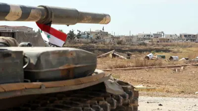 دبابة تابعة للجيش السوري في حلب