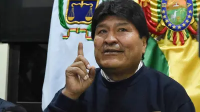 الرئيس البوليفي السابق إيفو موراليس