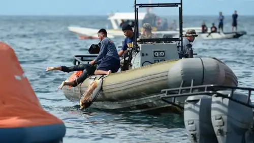 من عملية إنقاذ سابقة لخفر السواحل الفلبيني