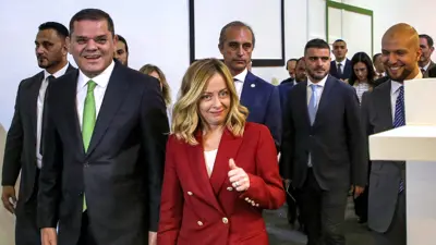 ميلوني مع الدبيبة في طرابلس