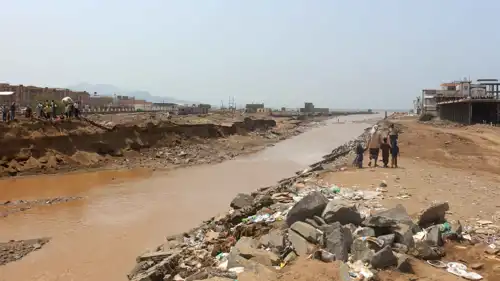 من سيول سابقة في اليمن