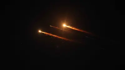 الصواريخ تسببت بتعطيل حركة الملاحة الجوية