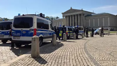 الشرطة الألمانية في موقع الحادثة