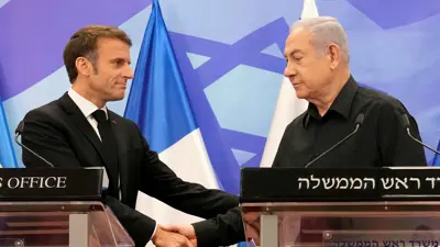نتنياهو وماكرون