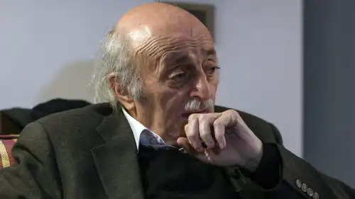 الرئيس السابق للحزب التقدمي الاشتراكي اللبناني، وليد جنبلاط