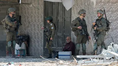 جنود إسرائيليون في الضفة الغربية