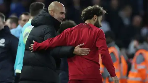 محمد صلاح وغوارديولا