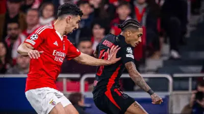 مباراة برشلونة وبنفيكا في دوري أبطال أوروبا