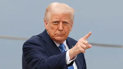 الرئيس الأمريكي دونالد ترامب 