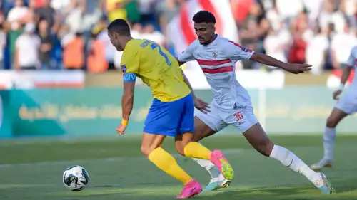 رونالدو في مباراة النصر والزمالك بالبطولة العربية