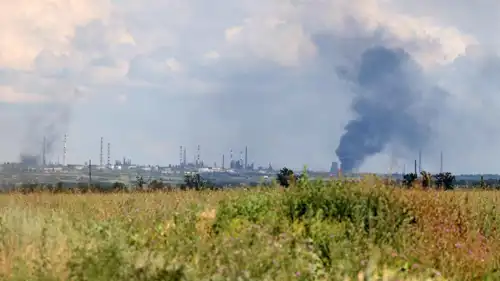 حريق سابق بمصفاة إسرائيلية 