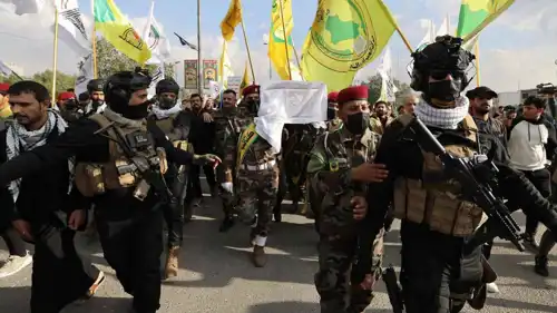 عناصر من مليشيا مسلحة في العراق