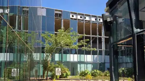 جانب من استهداف مطار رامون