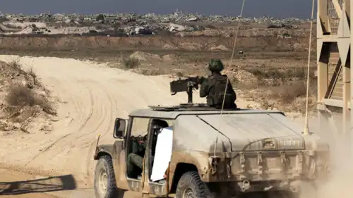 دورية إسرائيلية داخل قطاع غزة 