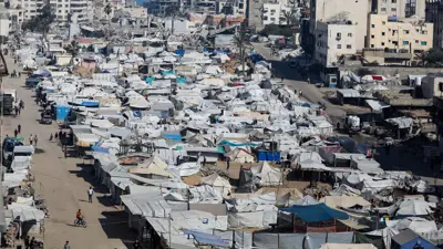 خيام النازحين في غزة