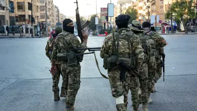 عناصر من الفصائل السورية المسلحة