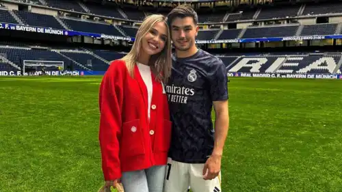 إبراهيم دياز وزوجته