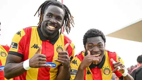 لاعبا الترجي جاك ديارا وفلوريان دانهو