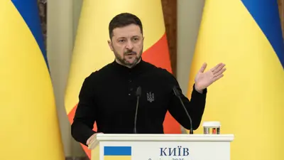 الرئيس الأوكراني فولوديمير زيلينسكي