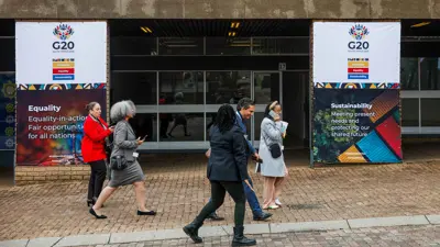 مكان انعقاد اجتماع وزراء خارجية مجموعة العشرين في جوهانسبرغ