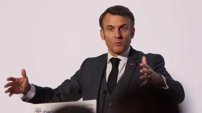 الرئيس الفرنسي إيمانويل ماكرون