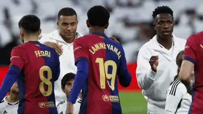 مواجهة سابقة بين برشلونة وريال مدريد