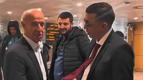 جانب من استقبال بعثة أولمبيك آسفي في الجزائر