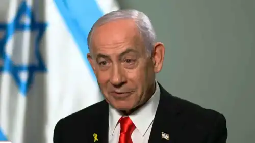 نتنياهو خلال المقابلة