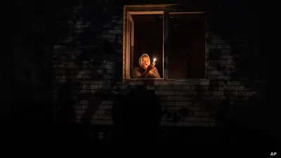 ظلام في أوكرانيا بعد هجوم روسي سابق