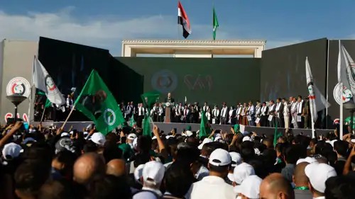 تجمع انتخابي في نينوى خلال الانتخابات الأخيرة