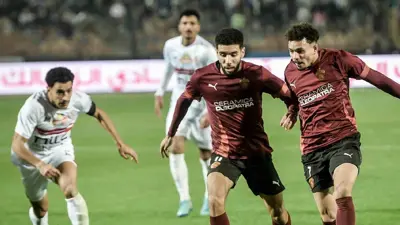 أحمد قندوسي في مباراة سيراميكا والزمالك