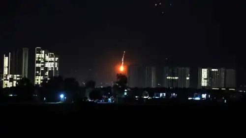 اعتراض سابق لمسيّرة قرب القنصلية الأمريكية في أربيل