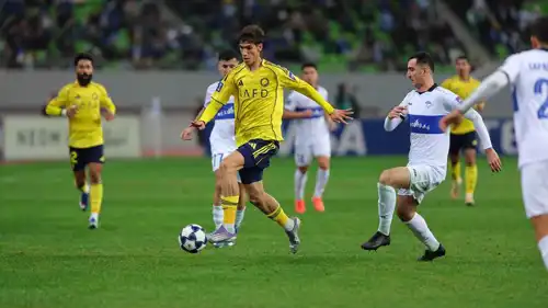 حيدر عبدالكريم في ظهوره الأول مع النصر