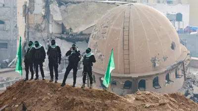 عناصر من حماس في قطاع غزة