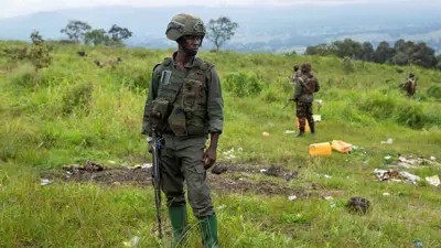 جندي يتبع لقوات الكونغو الديموقراطية