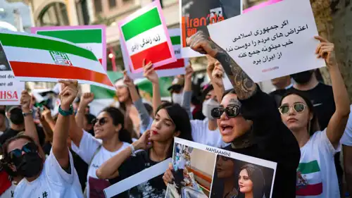 احتجاجات سابقة ضد القمع في إيران