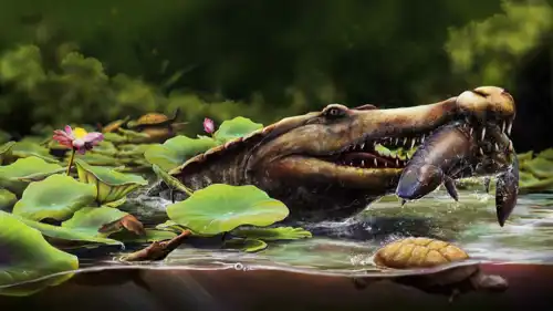 صورة افتراضية للتمساح المكتشف